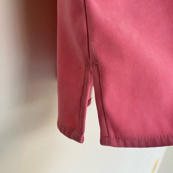 Vintage 80’s ~ Crazy Horse ~ Liz Claiborne Faux Suede Feel Pink Shacket ~ Medium - Picture 5 of 8